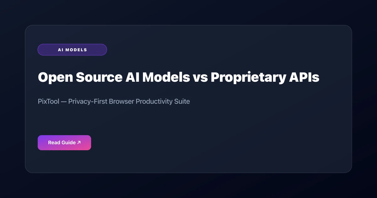 Open Source AI Models vs Proprietary APIs in 2026